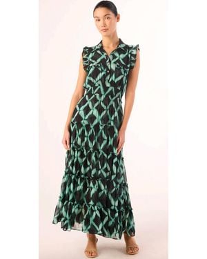 MISA Los Angles Trina Maxi Dress - Green