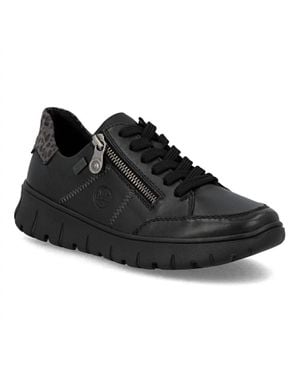 Rieker N1301 Lace Up Shoes - Black