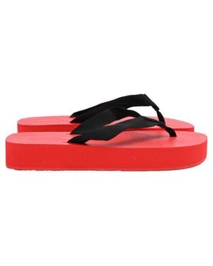 The Row Dune Platform Flip Flops - Red