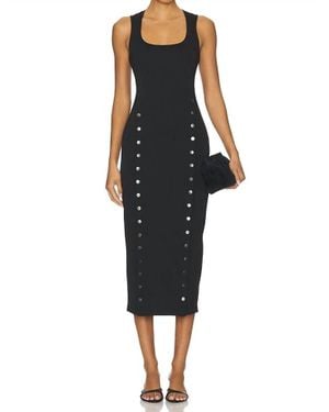 Fleur du Mal Scoop Undo Me Dress - Black
