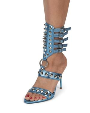Jeffrey Campbell Three-6-5 Heeled Sandal - Blue