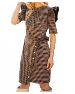 Voya Legacy Mini Dress - Brown