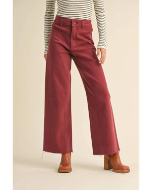 Miou Muse Payton Pants - Red
