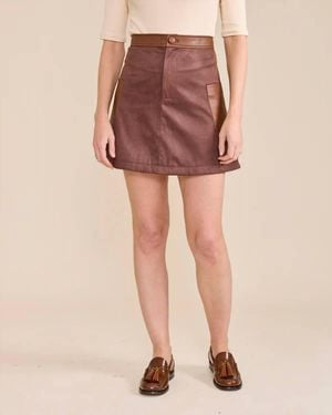 S'Edge Zoe Skirt - Brown
