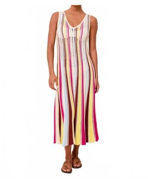 Solid & Striped Velmira Stripe Dress - Red