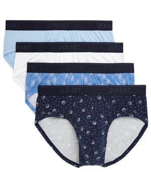 2xist 2(X)Ist Set Of 3 No-Show Brief - Blue