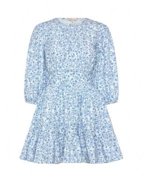 byTiMo Poplin Mini Dress - Blue