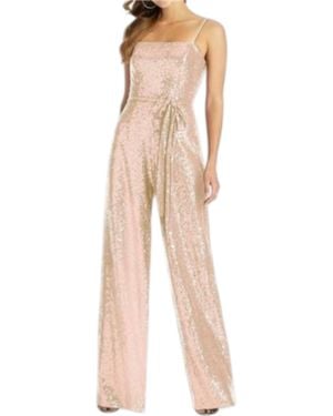 The Dessy Group Alexis Bridesmaid Jumpsuit - Natural