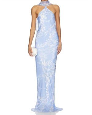 Amanda Uprichard Ashton Maxi Dress - Blue