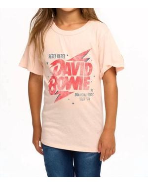 Chaser Brand David Bowie Tour '74 Tee - Pink