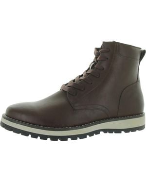 Alfani Andres Faux Leather Ankle Chukka Boots - Brown