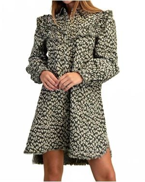 Gigio Rustic Ruffle Dress - Multicolor