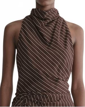 A.L.C. Lillian Halter Top - Brown