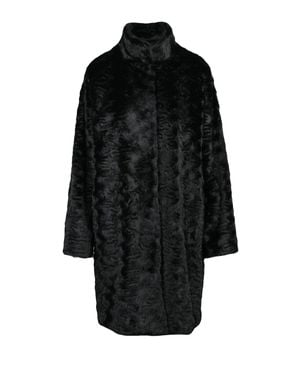 Pennyblack Polyester Faux Fur Coat - Black