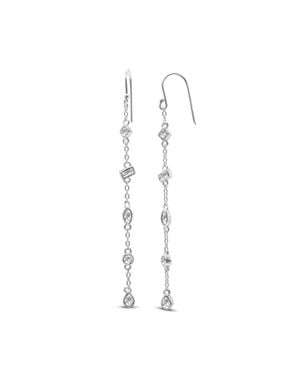 Stila You'Re A Gem-Dangle Bezel Earrings - White