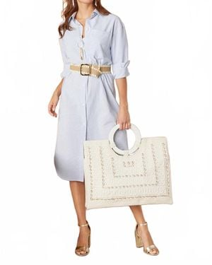 Coco + Carmen Brenna Button-Up Maxi Dress - White