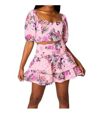 BuddyLove Williams Two-Piece Set Top Skirt - Pink