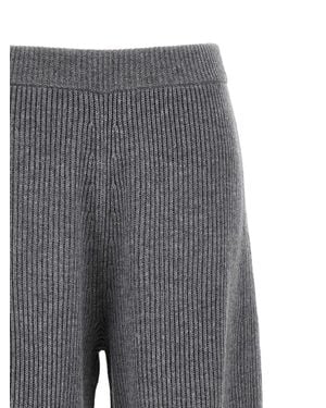 Sportmax Wool Casual Pants - Gray