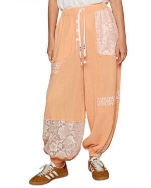 Pol Sorbet Woven Pants - Orange