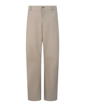 Ferragamo Wide Leg Pants - Gray