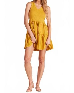 Bobi Sleeveless Mini Dress - Orange