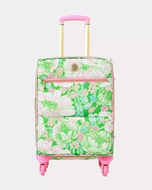 Lilly Pulitzer Rolling Suitcase - Green