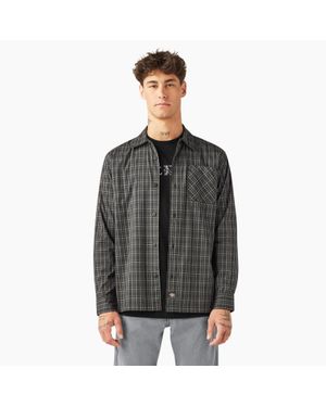 Dickies Skateboarding Button Up Shirt - Blue