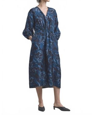 M.Patmos Saltaire Silk Dress - Blue