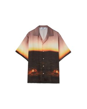MSGM Polyester Blouse - Multicolor