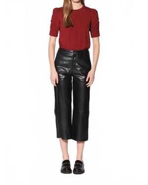 Walter Baker Venice Cropped Pants - Red