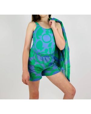 Compañía Fantástica Girl's Summer Vibes Swimsuit - Green