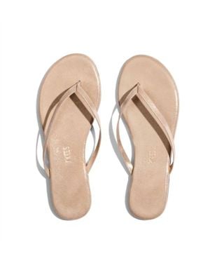 TKEES Pearl Metallics Sandal - Natural