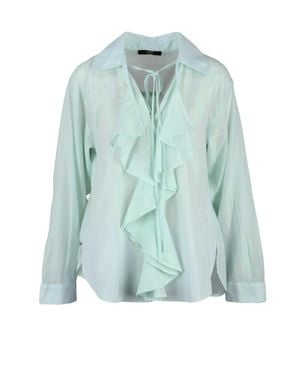 Seventy Lamé Blouse - Blue