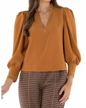 Emily Mccarthy Hampton Top - Brown