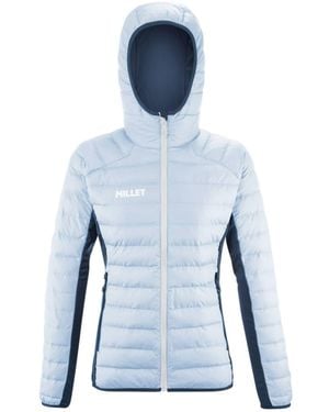 Millet Deep Fitz Roy Warm Quilted Hoodie - Blue