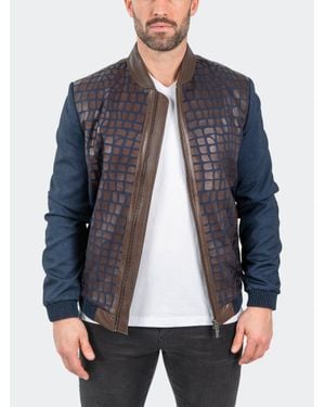 Maceoo Leather Cobblestone - Blue