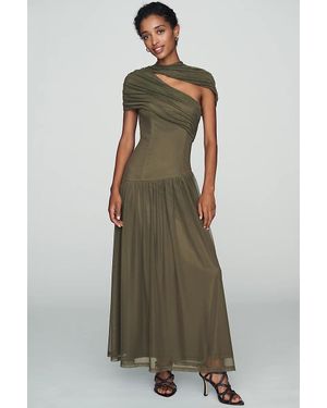 Hutch Pasha Mesh Maxi Dress - Green