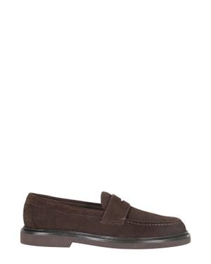 Sebago Total Dark Bryan Unlined Suede Moccasin Loafers - Brown