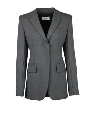 Sportmax Virgin Wool Tailored Jacket - Black