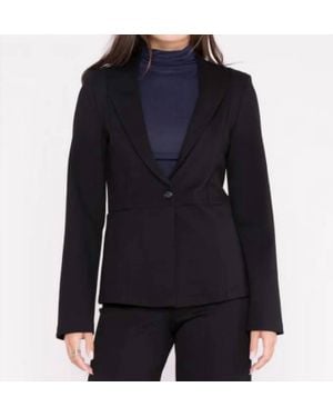 Ripley Rader Ponte Knit Fitted Blazer - Blue
