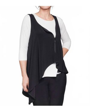 Sympli Get Over It Smock Top - Black