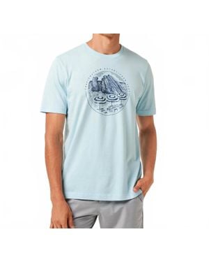 Travis Mathew International Travel Tee - Blue