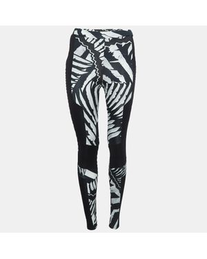Just Cavalli Printed Jersey Leggings - Black