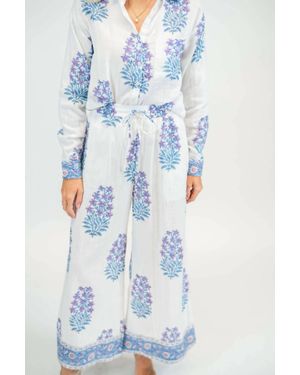 Victoria Dunn Millie Wide Pant - Blue