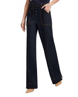 Cinq À Sept Long Benji Pant - Blue