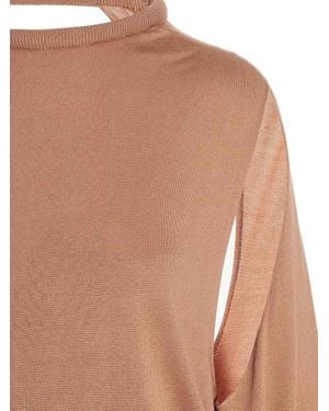 Ramael Silk Cardigan - Brown