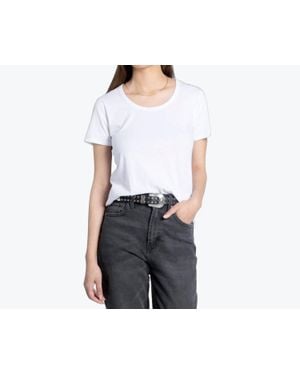 Thread & Supply Classic Scoop Neck Tee - Black