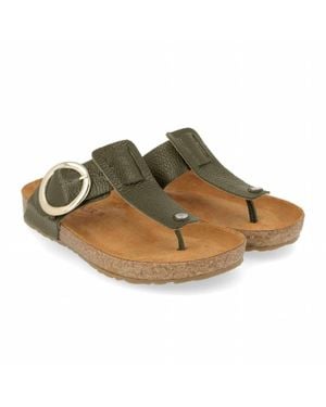 Haflinger Corinna Casual Sandals - Green