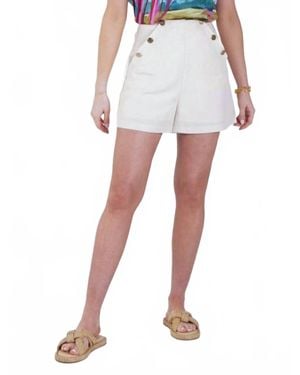 Emily Mccarthy Saylor High Waisted Shorts - White