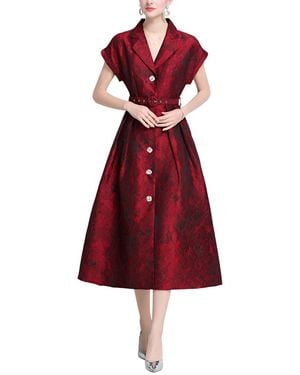 DZA Midi Dress - Red